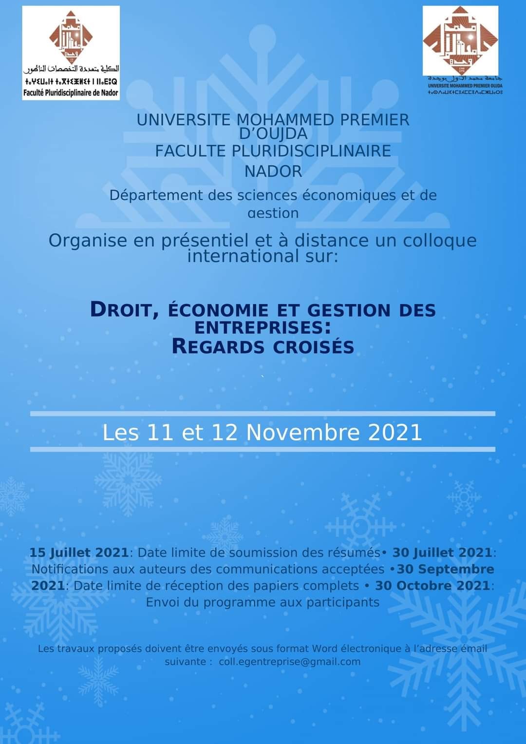 Droit, Economie et Gestion des entreprises : Regards croisés